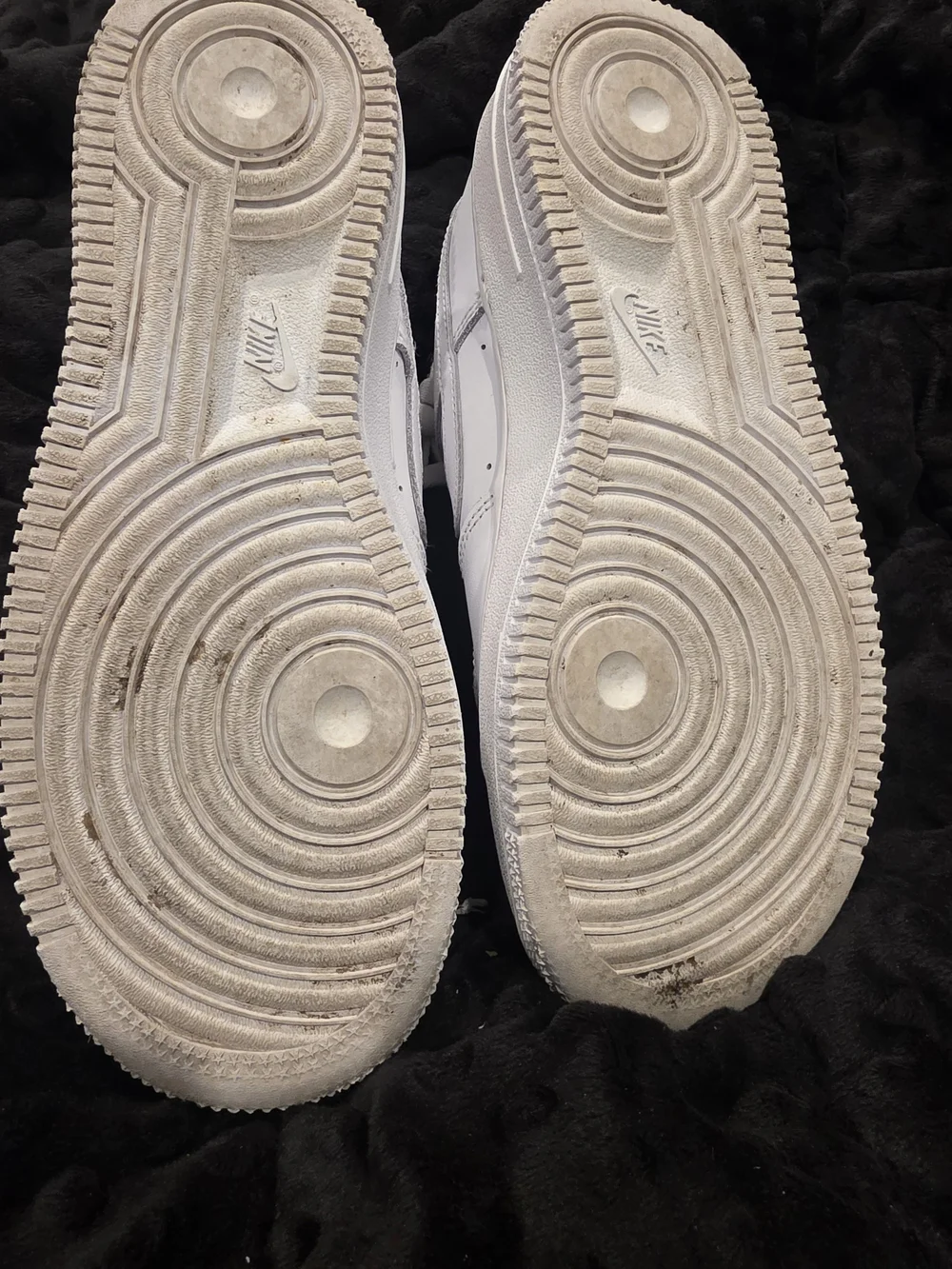 Nike White Leather Sneakers - Classic Air Force Style